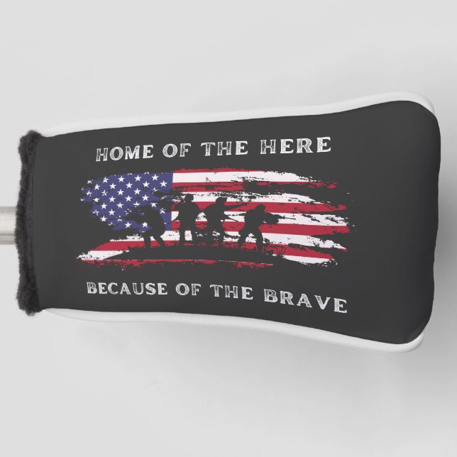 Customize This Design: Veterans Day Golf Head Cover (Front)