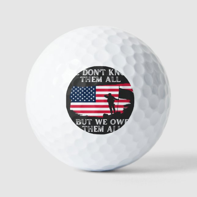 Customize This Design: We Don't Know Them All Golf Balls (Front)