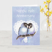 Customize this Fun Anniversary Love bird Humor Card (Yellow Flower)