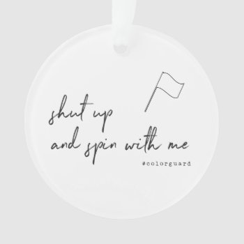 Customize This Funny Color Guard Ornament by ColorguardCollection at Zazzle