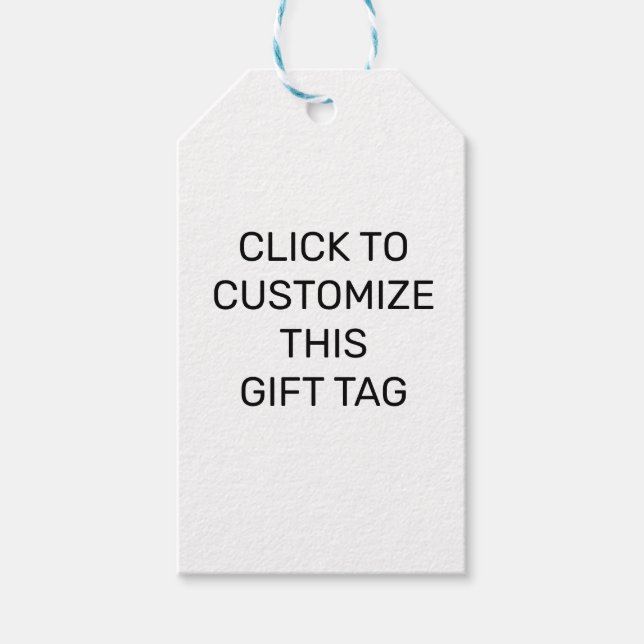 CUSTOMIZE THIS GIFT TAG (Front)