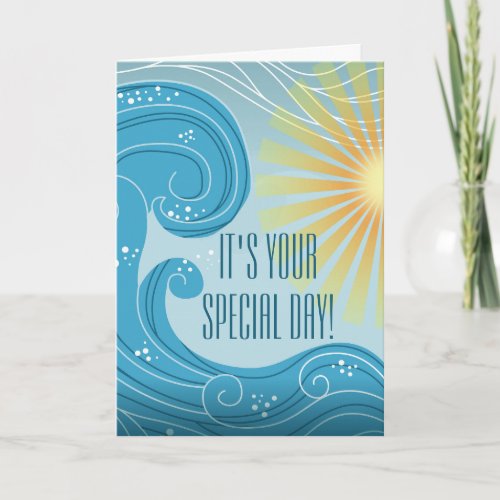 Customize this Greeting Birthday Card