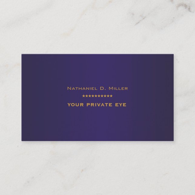 Customize this monogram business card (Front)