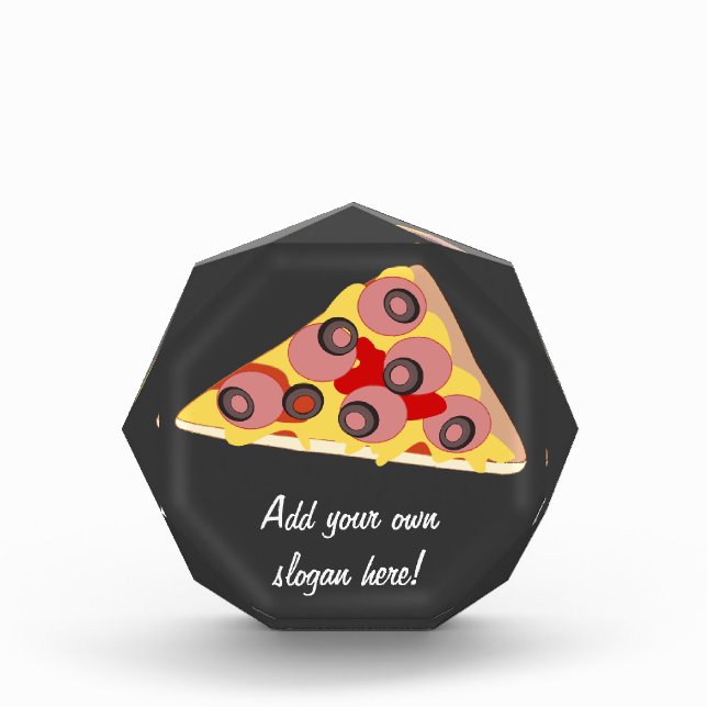 Customize this Pizza Slice graphic Award (Front)