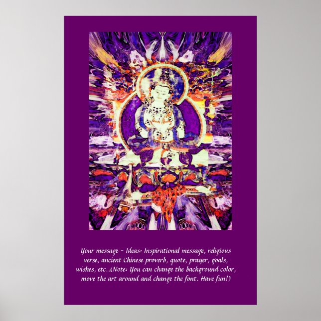 Customize this Poster - Happy Buddha (Front)