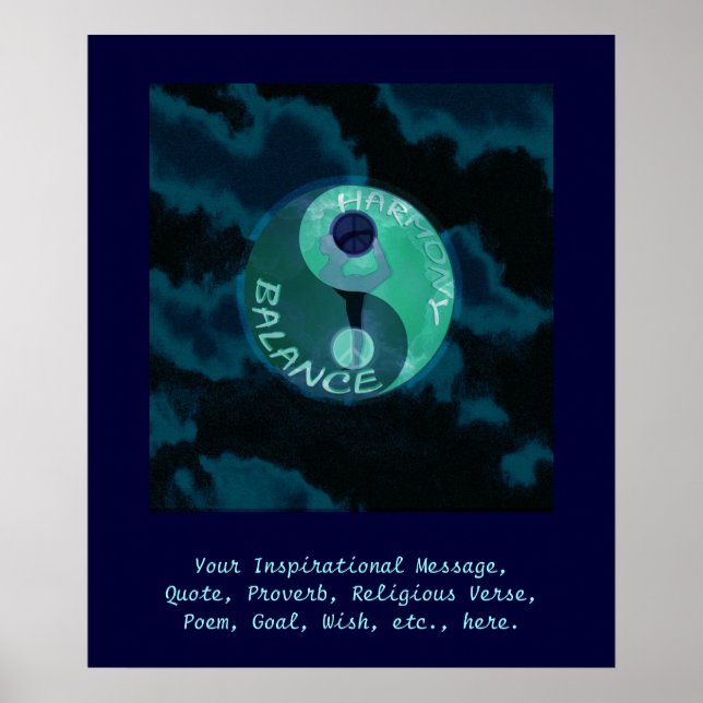 Customize this Poster - Harmony and Balance (Front)