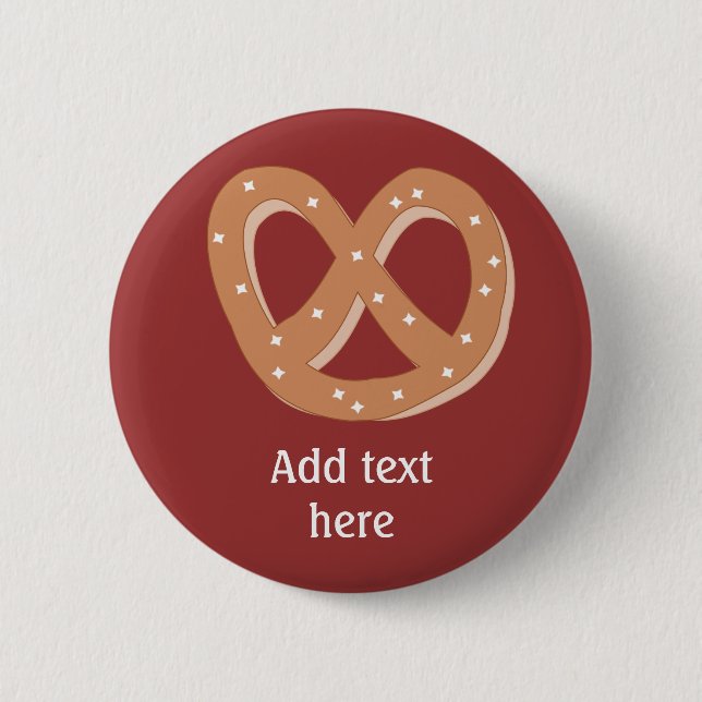 Customize this Pretzel Knot graphic Pinback Button (Front)