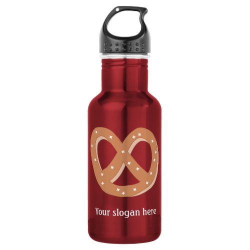 Customize this Pretzel Knot graphic Water Bottle