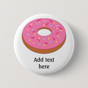 Customize this Ring Doughnut Graphic Pinback Button