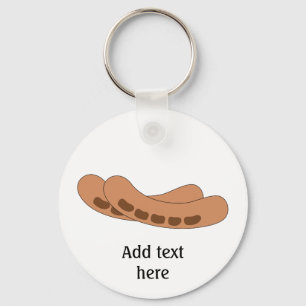 Customize this Sausages graphic Keychain