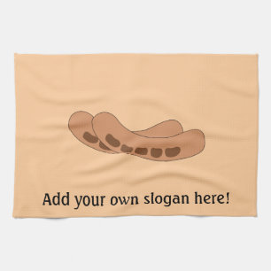 Customize this Sausages graphic Kitchen Towel