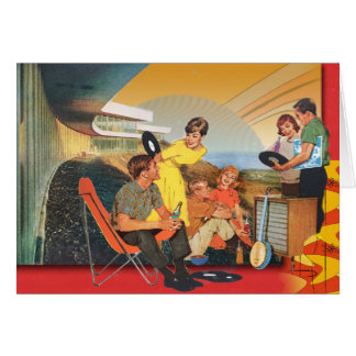 Customize this Science Fiction Record Party Cards