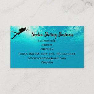 Customize this Scuba Diving Business Business Card