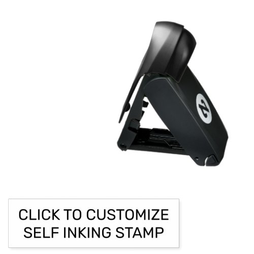 CUSTOMIZE THIS SELF INKING RUBBER STAMP