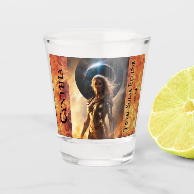 Customize this souvinier shot glass with recipient (Front)