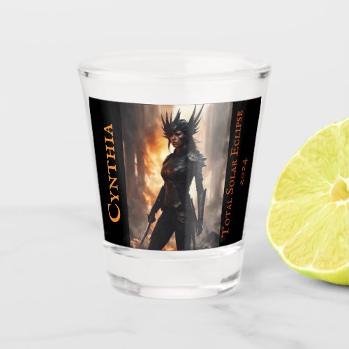 Customize this souvinier shot glass with recipient