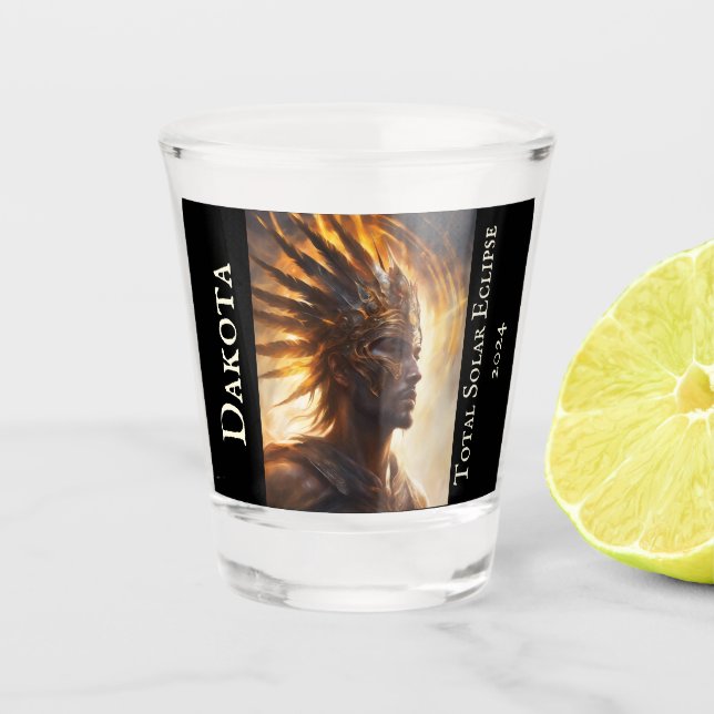 Customize this souvinier shot glass with recipient (Front)