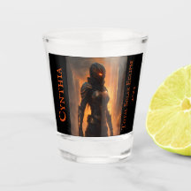 Customize this souvinier shot glass with recipient