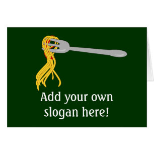 Customize this Spaghetti Pasta graphic Cards