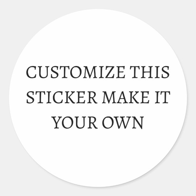 CUSTOMIZE THIS STICKER MAKE IT YOUR OWN (Front)