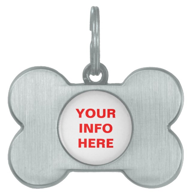 CUSTOMIZE THIS TAG (Front)