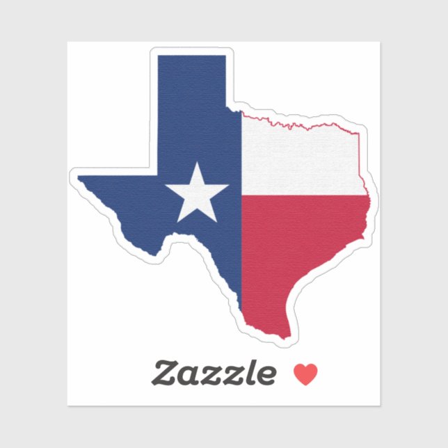 Customize This Texas Flag Sticker (Sheet)