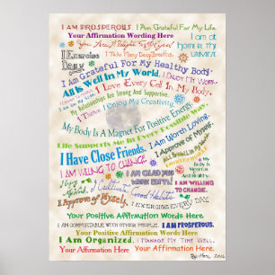 Customize this Whale's Eye Affirmation Poster