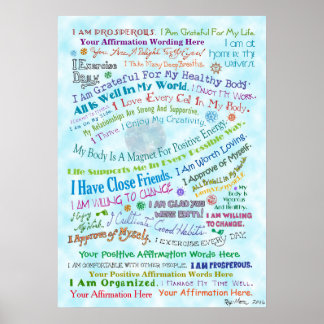 Customize this Whale's Eye Affirmation Poster