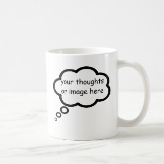 customize thought cartoon balloon coffee mug