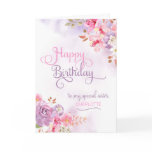 Customize to Sister, Happy Birthday Card Customize to Sister, Happy Birthday Card