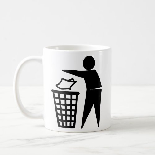 Customize Trashy Can Garbage Pail Take Trash Out T Coffee Mug