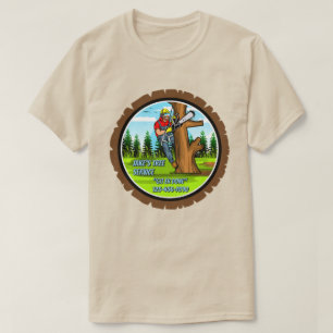 Customize Tree Service Removal Service Business T-Shirt