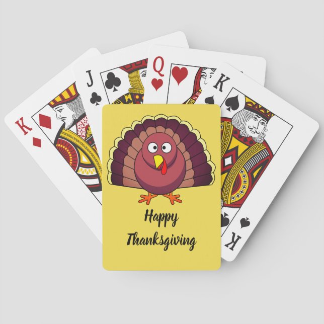 Customize Turkey Poker Cards (Back)
