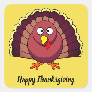 Customize Turkey Square Sticker