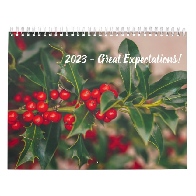 Customize Two Page Medium Photo Calendar, White Calendar (Cover)