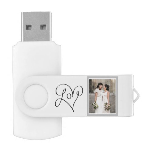 Customize USB Flash Drive _ Wedding Day Photos