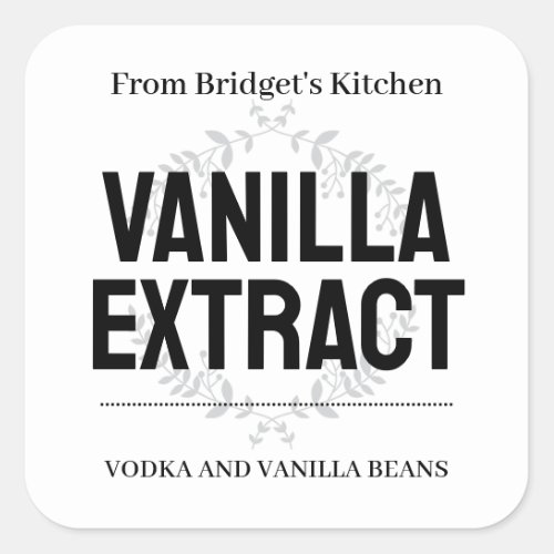 Customize Vanilla Extract label VE011_01sqv2