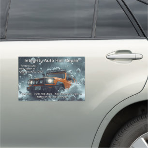 Customize Vehicle Hail Damage Repair Truck Van  Car Magnet