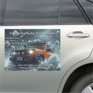 Customize Vehicle Hail Damage Repair Truck Van Car Magnet