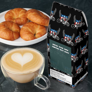 Customize Vintage Cafe Racer Red White Blue Gift 2 Roasted Coffee