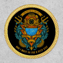 Customize Vintage Deep Sea And Scuba Diver Graphic