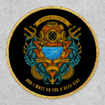 Customize Vintage Deep Sea And Scuba Diver Graphic