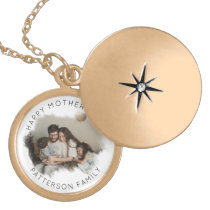 Customize Vintage Elegant Photo and Text Necklace