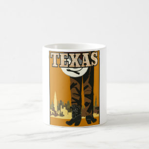 Customize Vintage Texas Poster Coffee Mug
