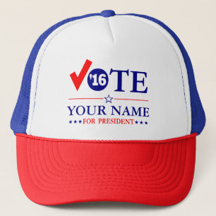 Customize VOTE "Your Name" Trucker Hat