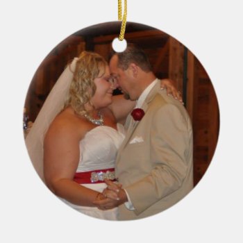 Customize W/special Photo Christmas Tree Ornaments by VintageChristmas365 at Zazzle