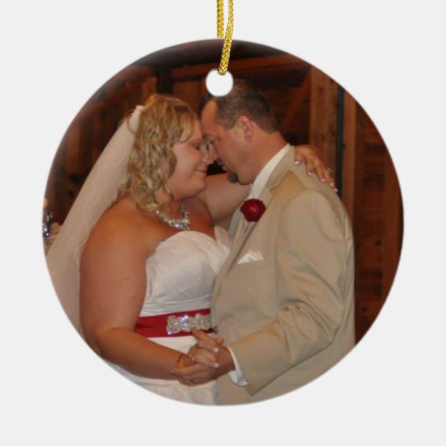 customize w/special photo Christmas Tree Ornaments (Front)