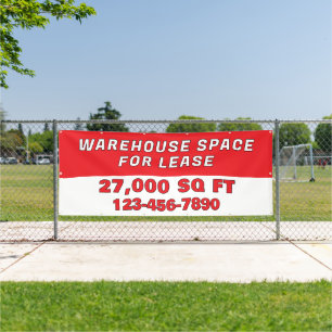 Customize Warehouse Space For Lease Business Banner