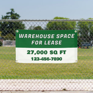 Customize Warehouse Space For Lease Business Banner