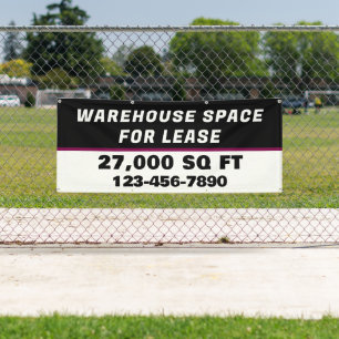 Customize Warehouse Space For Lease Business Banner